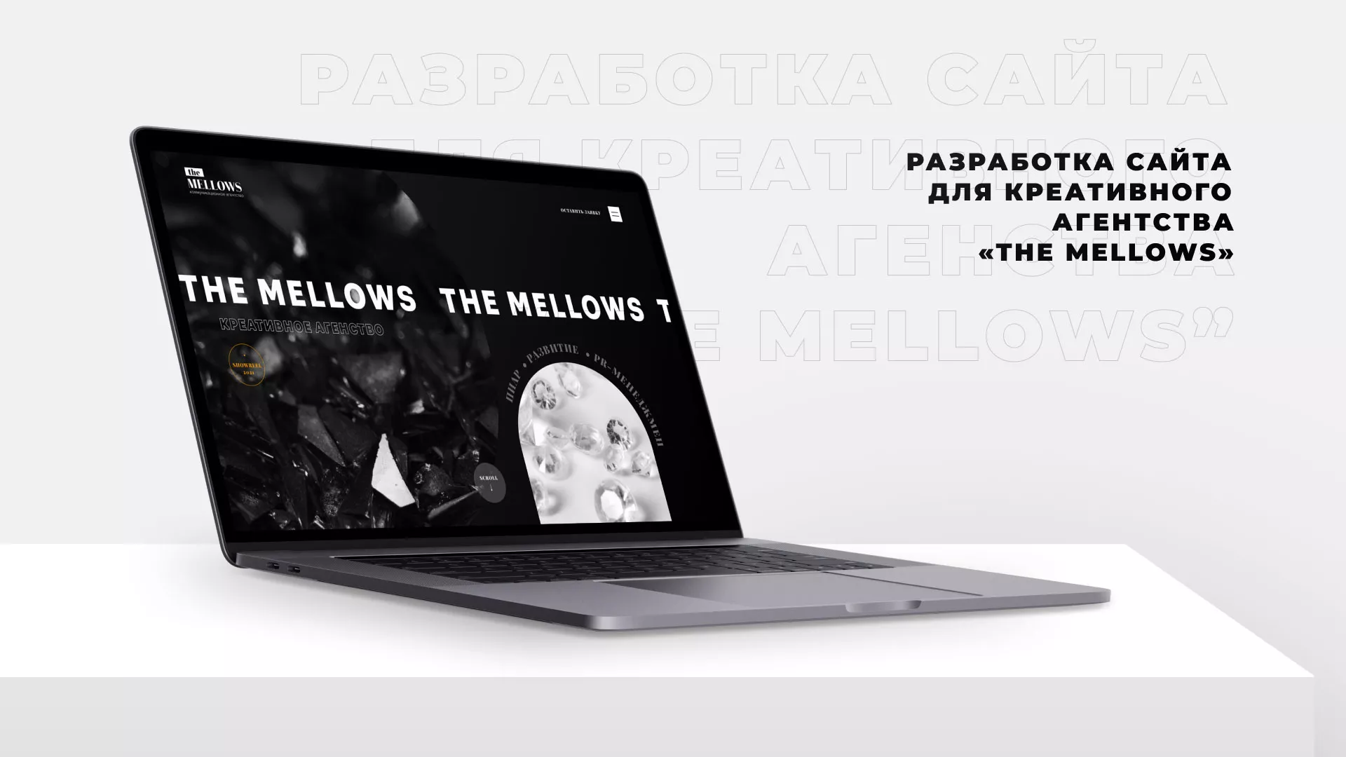 Разработка сайта креативного агентства «The Mellows» в Абакане