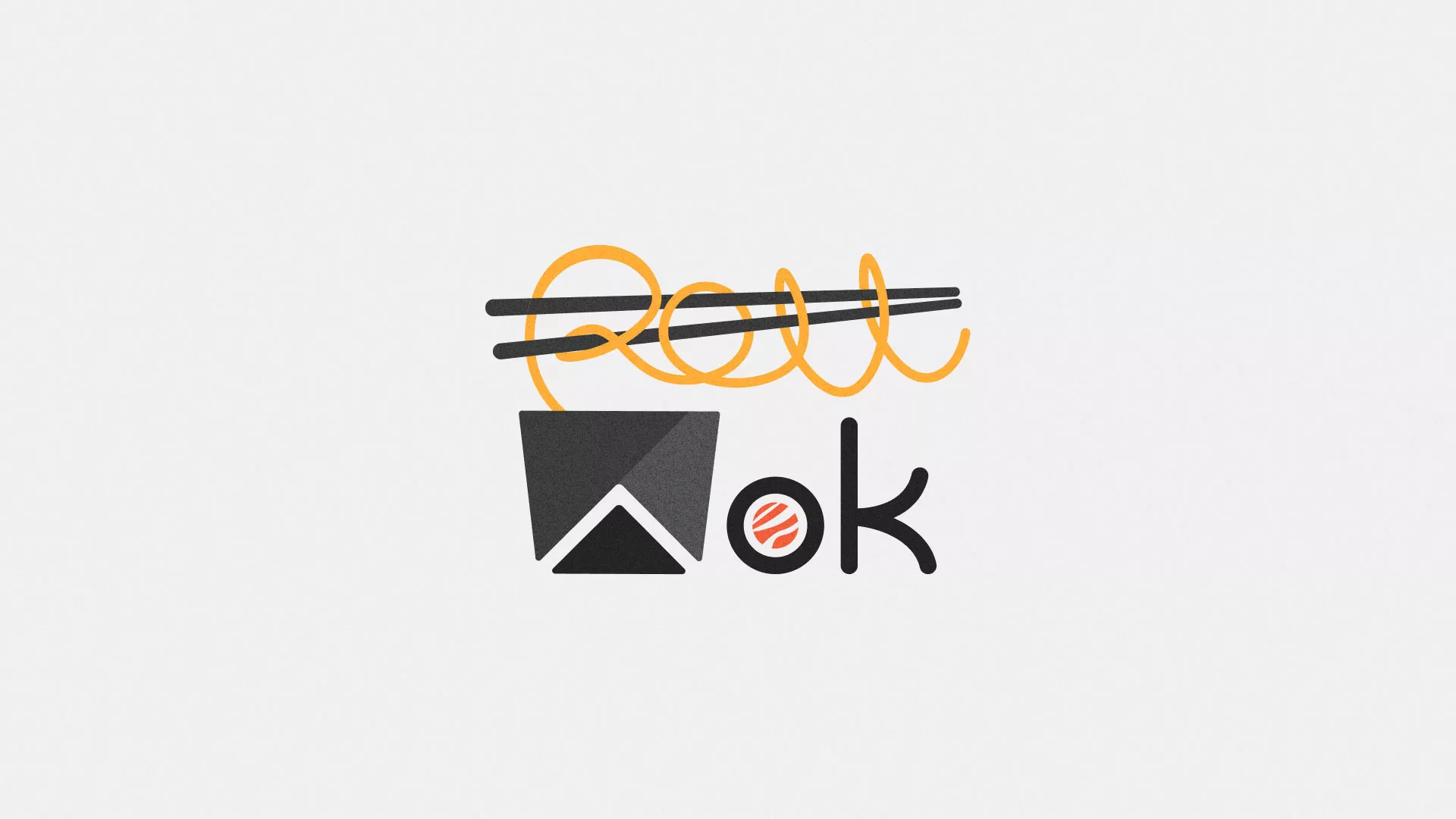 Разработка логотипа в Абакане для суши-бара «Roll Wok Club» Разработка логотипа в Абакане для суши-бара «Roll Wok Club»